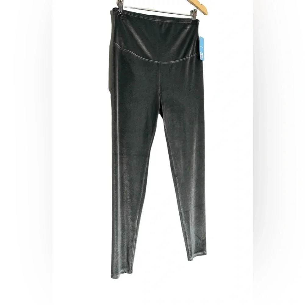 Yummie Velvet Shaping Leggings Size XL Asphalt Rear Lifting High Waist - Picture 4 of 10